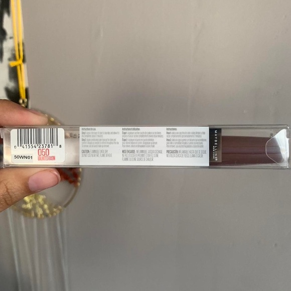 BRAND NEW Maybelline SuperStay 24 2-Step Liquid Lipstick, 050 Unlimited Raisin - Picture 5 of 10